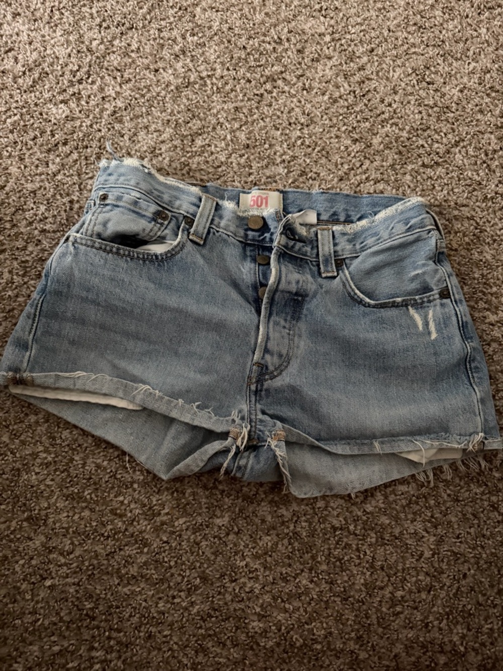 Vintage distressed Levi shorts